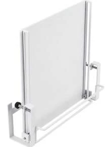 Folding Table Top Storage Rack Cabinet Door Extension Hanging Table Board Home Kitchen Multifunctional Auxiliary Table Partition Table - White - View 3