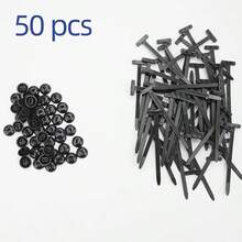 100 piezas/50 piezas Bridas de nailon de alta resistencia con cierre automático, multiusos para sujetar cables, alambres, mangueras, proyectos DIY, uso en oficina y exterior, herramienta de fijación duradera, material de alta resistencia, organización del hogar