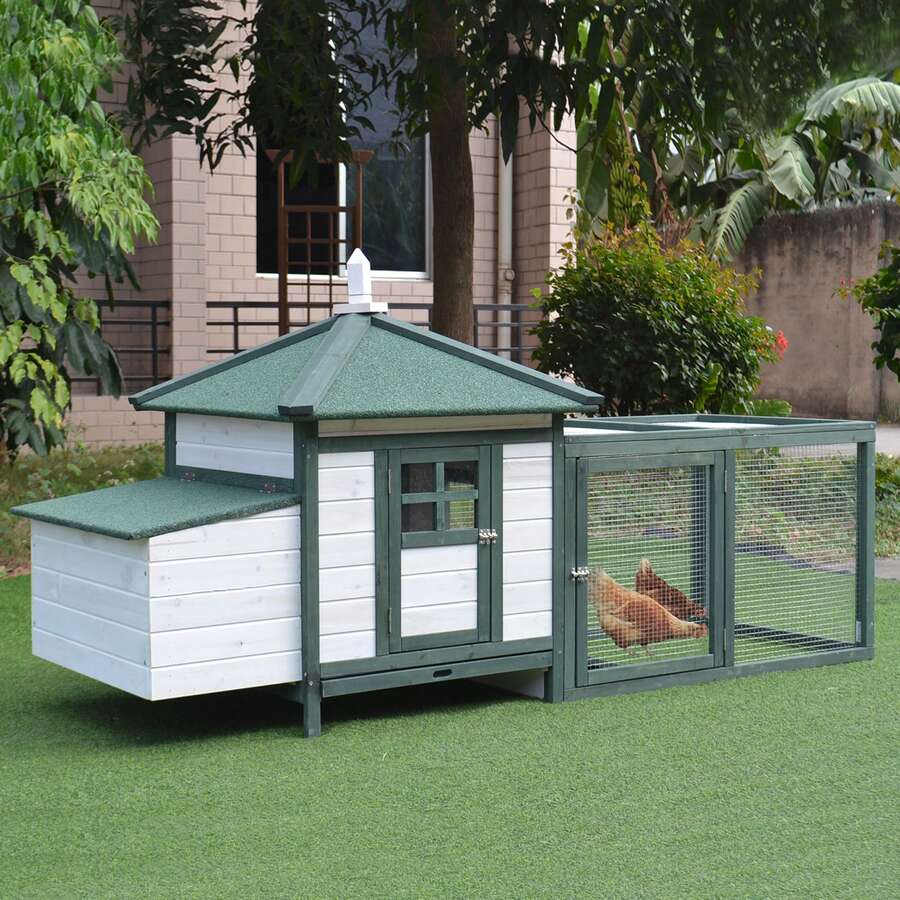 PawHut Farm Cages & Accessories - Green - View 1