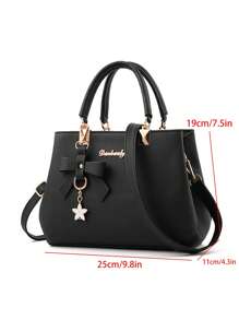 2pcs Women's Handbag Set, High-Quality Shoulder Bag, Fashionable Crossbody Bag, Casual Wallet, Best Mother's Day Gift Idea, Mother's Day Gift, Gift For Mom, Essential For Moms, Outdoor Mommy Bag, Stylish Business Casual Women Bag, Suitable For Office And Work