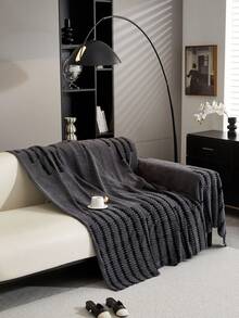 1 khăn phủ sofa sang trọng, khăn phủ sofa tối giản cao cấp, chống trượt, chống bụi, chống trầy xước, trang trí cho phòng khách, phòng ngủ, văn phòng, phòng học, khăn phủ sofa. - Màu xám đen - Xem 9