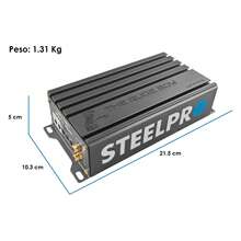 The Fatboy 2000w Class D 1ch Amplifier By Steelpro - Black - View 3