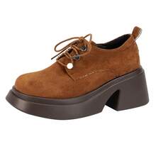 Women Loafers Shoes - 淺棕色 - 查看 8