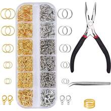 (Tool Pliers, Ring, Tweezers Optional Set) 1 Box Jewelry Accessories Kit Open Jump Rings Lobster Clasp Hook Pliers Tweezers Suitable For DIY Bracelet Necklace Jewelry Making - J10-2 - View 8