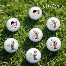 Caiton 3/1 Confezione (opzionale) Palline da golf divertenti, set di palline da golf novità, forniture per il golf, accessori per il golf, adatti per uomini, papà, marito, nonno, compleanno, Natale, Festa del papà, pensionamento, uso personale, accessori e decorazioni per la pratica del golf divertenti, regalo da golf umoristico - Confezione mista da 3 pezzi - Visualizzare 8