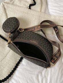 2件套时尚花卉图案腰包和零钱包 - 彩色 - 查看 7