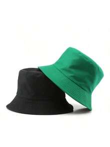Stylish Bucket Hat: Breathable, Lightweight, & Sun-Protective In Candy Colors- Versatile - Multicolor - View 12