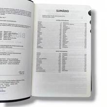 HOLY BIBLE - NVI - Perfect Reading - Luxury Cover - BLACK Soft Leather - With Side Index - 單本 - 查看 5