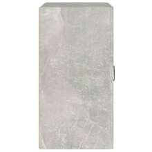 Larryhot Mobiletto dA, Parete Grigio Cemento 60x31x60 cm in Legno Massello, Bello e Pratico, Ideale per Riporre e Decorare la Casa - Grigio - Visualizzare 6
