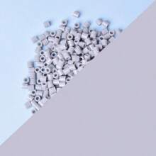 500 pezzi/confezione, perline forate da 5 mm, confezione supplementare per la realizzazione di gioielli, puzzle di perline forate, artigianato creativo, fai-da-te per gioielli, puzzle in massa, imballaggio di assemblaggio, adatto per bambini di età superiore ai 5 anni per realizzare opere d'arte a mano.