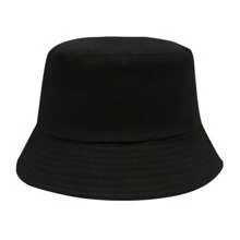 1pc Unisex Two-Sided Solid Color Outdoor Sun Hat, Bucket Hat Casual - Multicolor - View 22