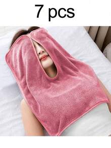 1/3/5/7/10 PCS U Shape Towel Esthetician Salon Spa Massage Facial Care Neck Cosmetic Towels Reusable Warmer Microfiber Neck Towel,19.69*15.75inch(50*40cm) - Multicolor - View 18