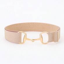 1 件可调节弹性腰带金属扣时尚服饰配饰女式腰带 2024 夏季、秋季、万圣节 - 彩色 - 查看 48