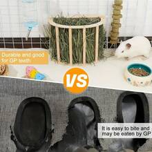 1pc Random Color & Style Hay Feeder, Guinea Pig Hay Rack, Rabbit Hay Feeder, Rabbit Hay Rack - Multicolor - View 3