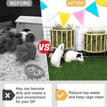1pc Random Color & Style Hay Feeder, Guinea Pig Hay Rack, Rabbit Hay Feeder, Rabbit Hay Rack - Multicolor - View 4