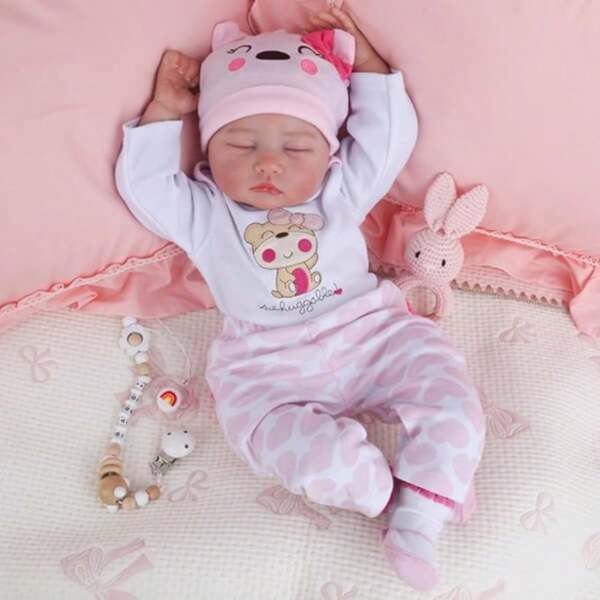 Lifelike Reborn Baby Dolls - 20 Inch Realistic Newborn Baby Dolls Girl, Real Life Baby Dolls With Soft Weighted Body, Real Baby Reborn Gift With Accessories For 3+ Years Old Kids