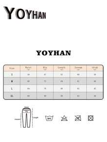 极简纯色高腰无缝瑜伽紧身裤 - 白色 - 查看 3