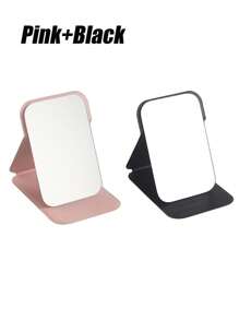 3 件便携式折叠化妆镜，PU 皮革化妆镜，适合作为礼物，旅行必备，化妆品必需品，易于存放，非常适合生日、毕业典礼、万圣节、圣诞节礼物（3/2/1 件可用） - 彩色 - 查看 19