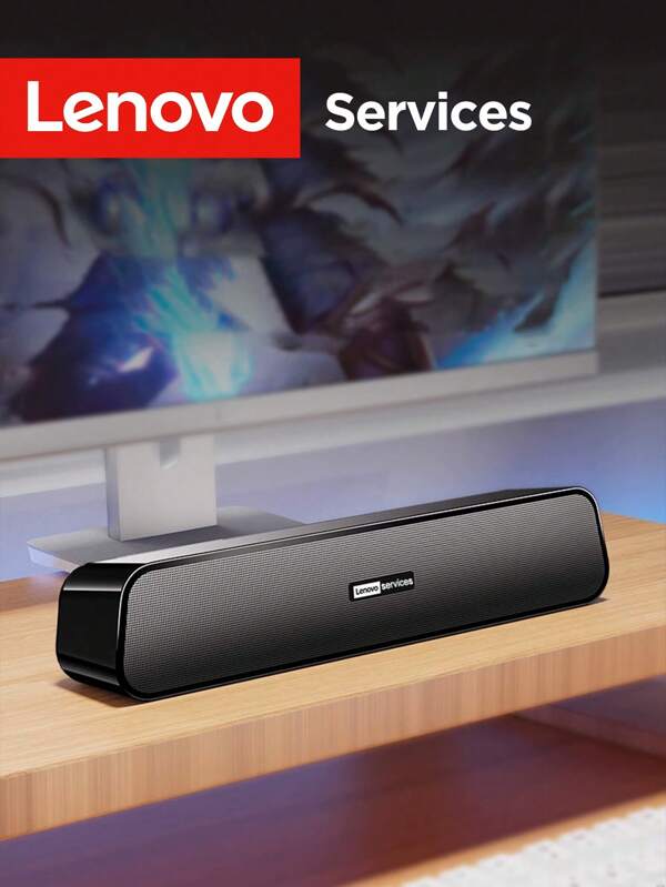 Lenovo Desktop Audio USB Power Stereo Speakers Long-Rod Speakers Desktop Laptop Computer Speakers
