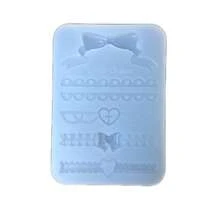 Bowknot Lace Resin Casting Mold, Silicone Mold Accessories, Resin Liquid Mold, Resin Keychain Silicone Mold, Resin Mold - White - View 5
