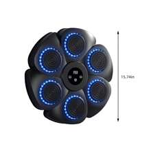 Equipo de Entrenamiento Electrónico para Golpes en Casa, MÃquina de Boxeo Musical Inteligente con Objetivo para Adultos - Tipo de Enchufe A USA (110-127V) - Ver 1