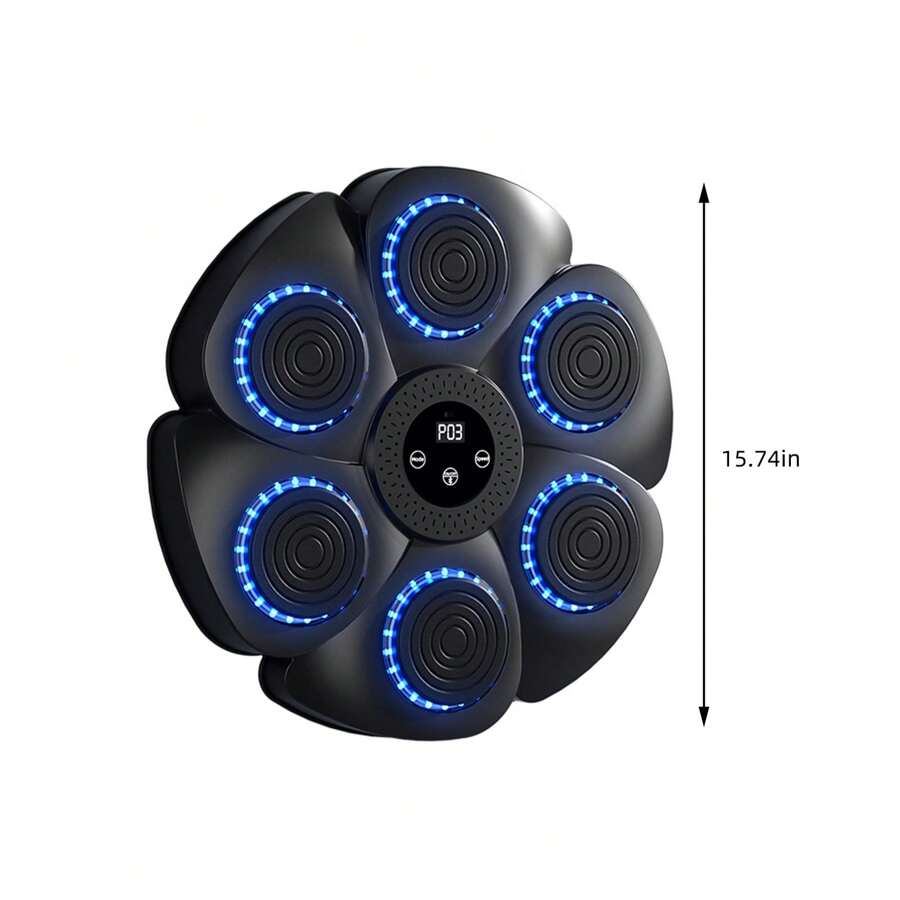 Equipo de Entrenamiento Electrónico para Golpes en Casa, MÃquina de Boxeo Musical Inteligente con Objetivo para Adultos - Tipo de Enchufe A USA (110-127V) - Ver 1