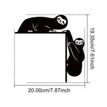 Hello Young 1 件“创意剪影墙贴 - 艺术贴纸，提升门、角落和框架的时尚气息”，适用于现代家居装饰、家居装饰、房间装饰、卧室装饰、浴室装饰、防水、防锈且耐用、墙壁装饰、生日礼物、厨房