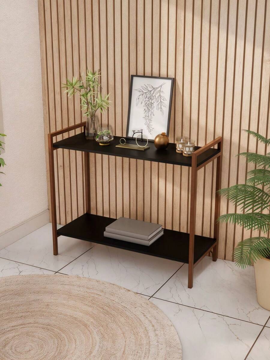 Inaugurates Furniture Sideboard Table Buffet Coffee Corner Living Room Kitchen Wine Cellar Rectangular Bar - màu đen - Xem 1