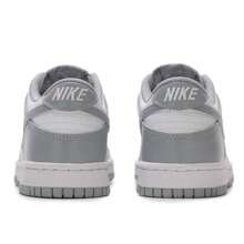 Nike DUNK LO(GS) Low-Top Cushioned Casual Sneakers For Teens, Daily Travel & Jogging, FB9109-123 - White/Light  Grey/White - View 5