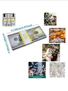 100/500 Yuan Prop Set - An Ideal Choice For Parties, Weddings, TV And Music Videos; Very Suitable For Photography, Bar And KTV Decoration, Party Props; Paper Materials, Carnival Props, Birthday, Halloween, Christmas Props