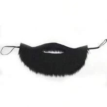 1pc Brown Fake Mustache For Men, Costume Disguise Accessory Suitable For Carnival, Masquerade, Role-Playing, Party - Multicolor - View 6