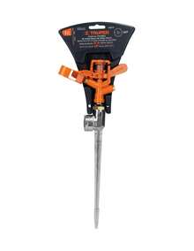 TRUPER 11" One-Way Metal Sprinkler, Double Jet, Metal Stake - Dark Grey - View 3