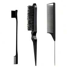 Canvas Block Wig Head, Wig Stand Tripod With Head, Mannequin Head For Wigs, T Pins, Bristle Brush - 假髮架及頭套 - 查看 6