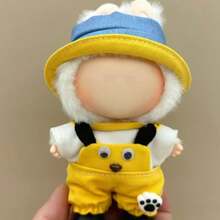 (Solo ropa) Conjunto de vestido, peto y traje para muñeca de 17 cm de la 1ra/2da/3ra generación