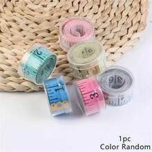 Bộ 5 thước dây may hiện đại, nhiều màu sắc, dụng cụ đo chính xác phù hợp cho việc cắt quần áo, đo thể dục, làm đồ thủ công DIY và nhiều hơn nữa (5 cái/3 cái/2 cái/1 cái) - Nhiều màu - Xem 15