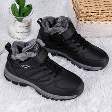 Herren Lässig PU Leder Wanderstiefel, Outdoor Winter Warm Sportschuhe, Hochwertige Schneestiefel, Wanderstiefel, Paar-Modelle, Neues Design Schuhe in Große Größen, Strapazierfähige rutschfeste Trekkingschuhe, Herbst/Winter Unisex Hohe Stiefel, Outdoor Sport Lässig Schuhe, Hohe Stiefel, Schwarze Schuhe, Graue Schuhe, Mehrfarbige Unisex Schuhe geeignet für kaltes Herbst/Winter Wetter