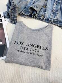 Women's Cotton Dress - Grey - View 2