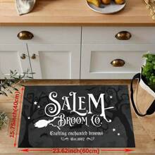 1/2pcs Halloween Skull Horror-Anti-Slip, Waterproof And Washable Floor Mats Are Suitable For Indoor, Laundry Room, Entrance Passage, Kitchen, Living Room, Bedroom And Bathroom, And Are Perfect Gifts For Home Decoration And Bathroom Floor Mats.