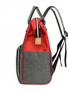 Mochila Multifuncional Bolsa de Fraldas, Bolsa de Mamãe Casual de Grande Capacidade