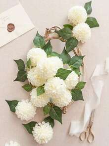 Artificial Dahlia Flowers 25pcs/50/75pcs/100pcs Real Looking Ivory Foam Fake Roses With Stems For DIY Wedding Bouquets White Bridal Shower Centerpieces Floral Arrangements Party Tables Home Decoration - 米色 - 查看 5
