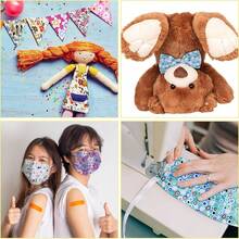 30/50pcs 4x4 Inch Colorful Fabric Squares, DIY Craft Materials, Patchwork Quilting Fabric, Assorted Patterns, Suitable For Sewing, DIY Arts, Scrapbooking, Quilting, Pillows, Pet Clothes, Accessories And More - Multicolor - View 12