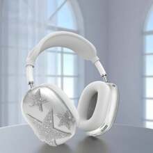 Rhinestone Star Design Protective Case For AirPods Max Headphones - Clear - View 5