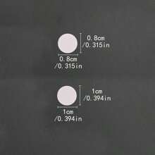 100个双面纳米胶点 - 透明、可移除、无痕，适用于玻璃装饰、学校用品、返校 - 透明 - 查看 2