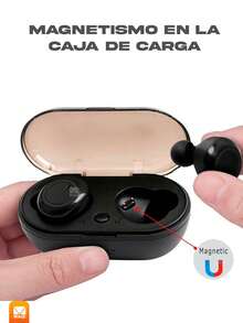 Audífonos bluetooth recargables manos libres inalámbricos batería larga duración auriculares sonido claro música llamadas confort portátil - verde menta - Ver 3