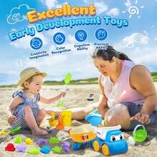 Set Juguetes de Playa Para Niños Modelos Castillo de Animales 30 PCS - Multicolor - Ver 11