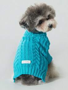 UFBemo 1 قطعة كنزة صوفية قطة/كلب صغير/متوسط الحجم من نسيج مبرم خفيف الوزن، من مواد ناعمة مناسبة للاستخدام المنزلي الداخلي