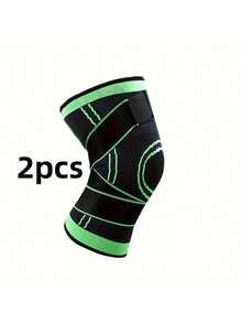 1 Pair Sports Knee Brace, Lightweight Compression Knee Support, Knee Cap Protection, Breathable For Running, Outdoor Fitness, Suitable For Men And Women