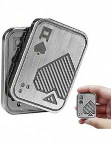 Metal Skull Push Slider Stress Relief Toy, Anti-Stress EDC Top Spinning Poker Toy, Portable Decompress Magnetic Toys, Adult Gifts, Toys & Games, Hobbies, Collectibles, Party Supplies, Creative Toys For Teens, Stress Relief Toys For Teens, Holiday Gifts, Birthday Gifts, New Year Gifts,Stress Relief Toys For Office Workers,Easter Basket Stuffers,Easter Egg Fillers,Easter Egg Stuffers,Squish,Easter Eggs,Party Favors,Easter Toys - Multicolor - View 7