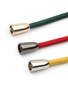 Accesorios DIY para bolsas, hebilla de cono de aleación, tapa final de hebilla de cuerda metálica, reemplazo de cuerda de cordón de capucha, tope de cordón metálico, adecuado para cuerdas colgantes, ropa, mochilas, etc. - Hebilla multifuncional, adecuada para bolsas, chaquetas, chaquetas acolchadas, suéteres, pantalones y sombreros - Fácil de usar, duradero, artículos esenciales para el hogar - Multicolor - Ver 5