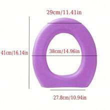 4片装泡沫马桶座垫，粘性马桶座套，四季通用可重复使用马桶座垫 - 彩色 - 查看 2